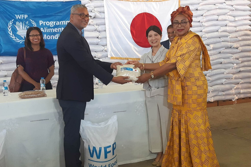 Japão entrega ajuda alimentar a Cabo Verde 