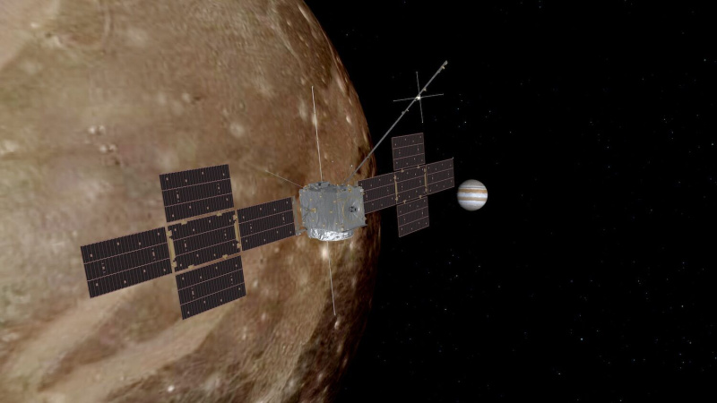 Die Juicy-Sonde fliegt zum Jupiter, aber ihr Ziel ist Ganymed.  Warum?