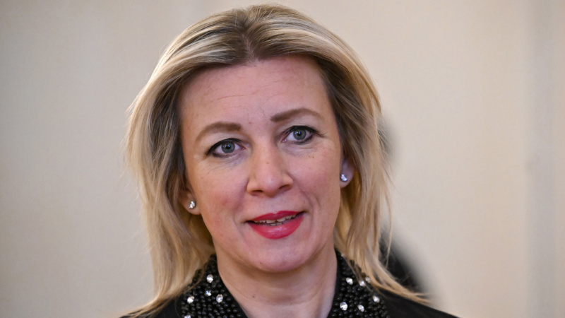Maria Zhakarova, porta-voz do Ministério dos Negócios Estrangeiros russo