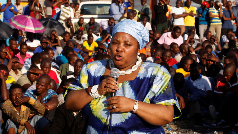 Nosiviwe Mapisa-Nqakula, presidente do parlamento da África do Sul