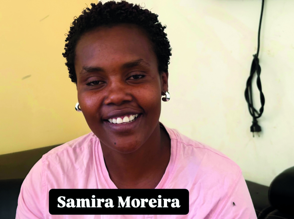 Samira Moreira, presidente da Associação de Peixeiras de Porto Mosquito