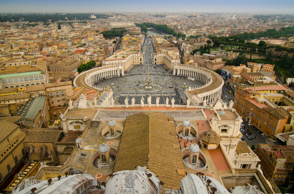 Vista Aérea Da Cidade Do Vaticano
